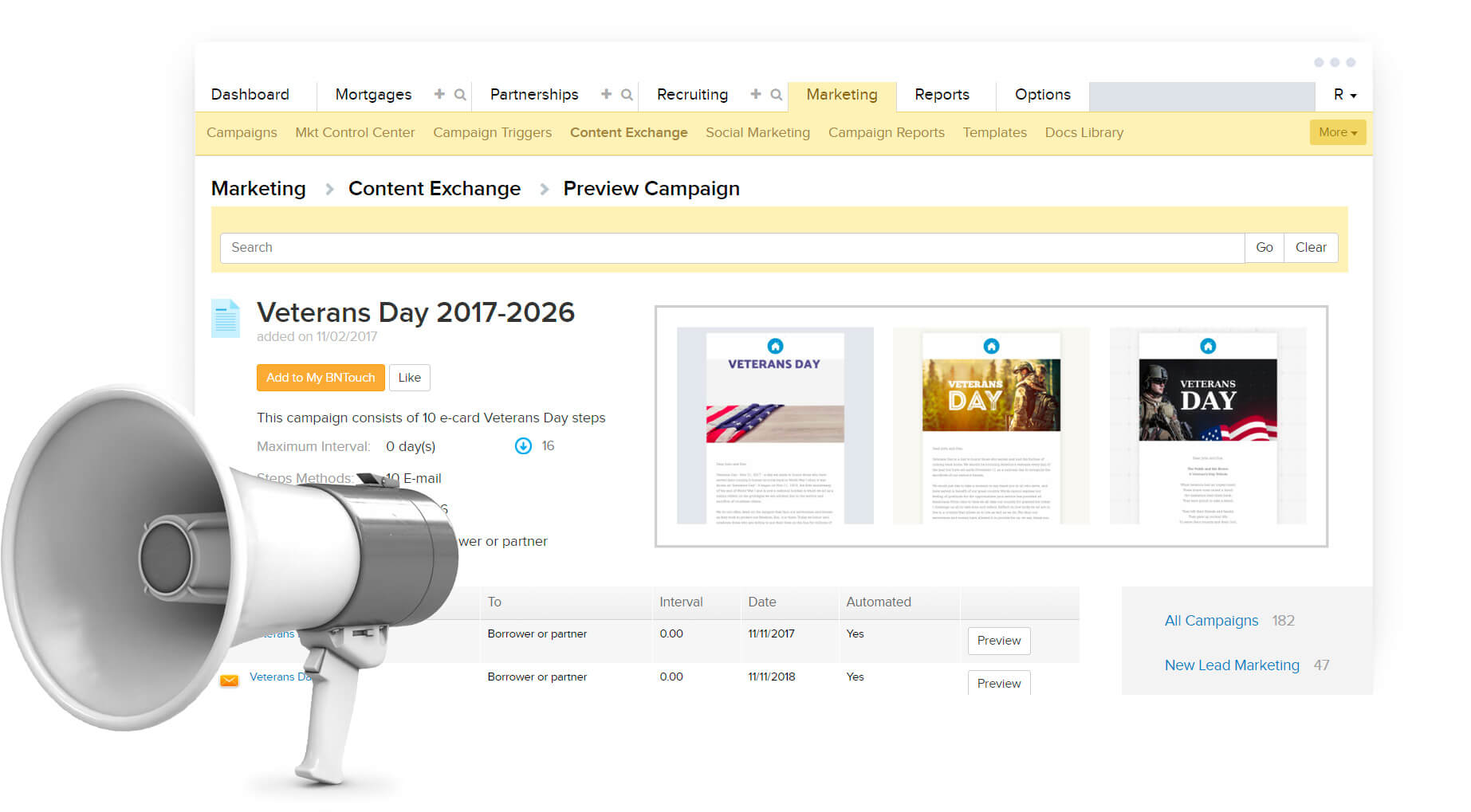 individual mortgage crm content database