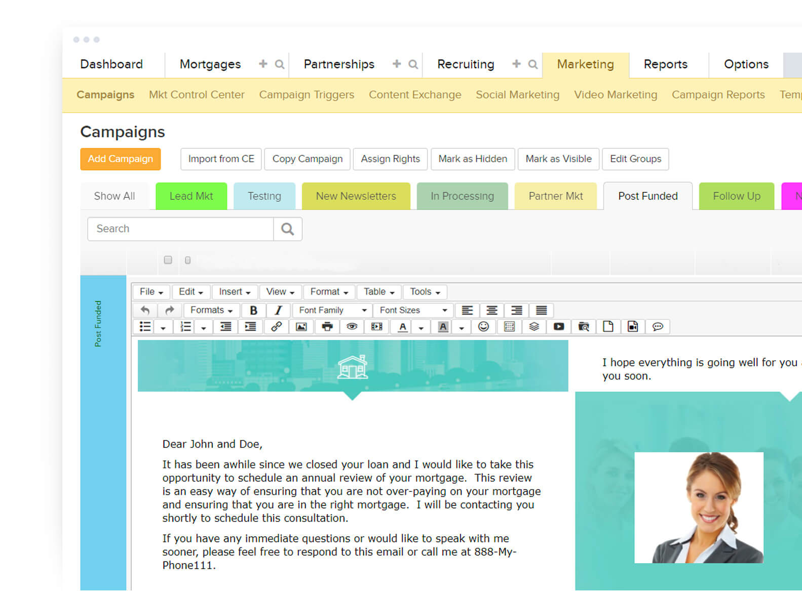 post-funded loan platform